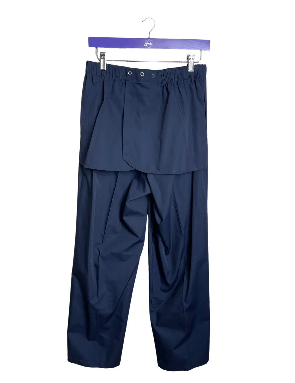 Adaptive Open Back Poly-Cotton Twill Pant