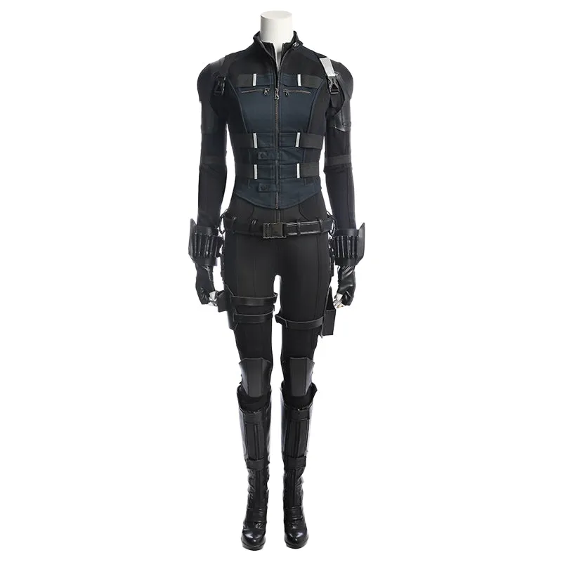 Avengers Infinity War Black Widow Cosplay Costume