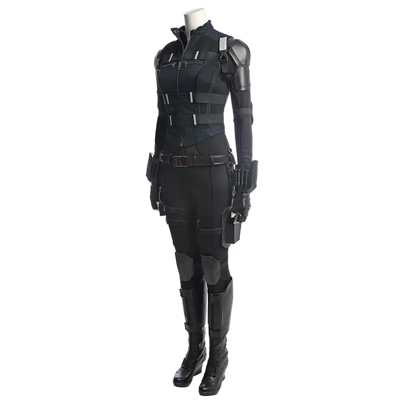 Avengers Infinity War Black Widow Cosplay Costume