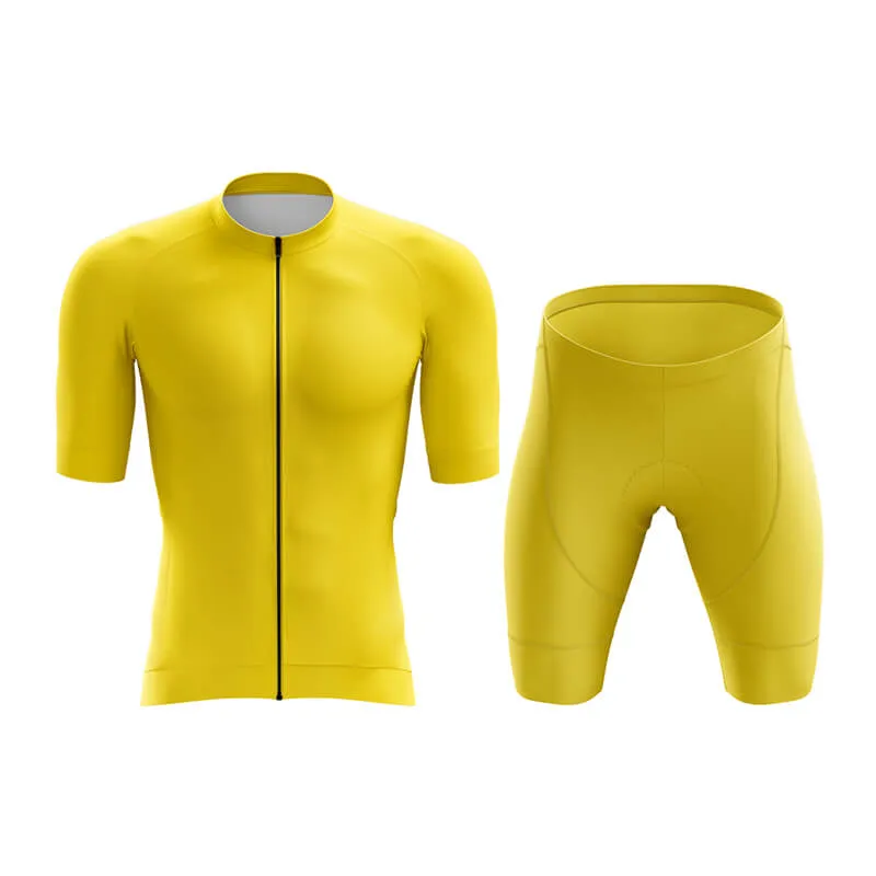 Basic Yellow Aero Cycling Kit