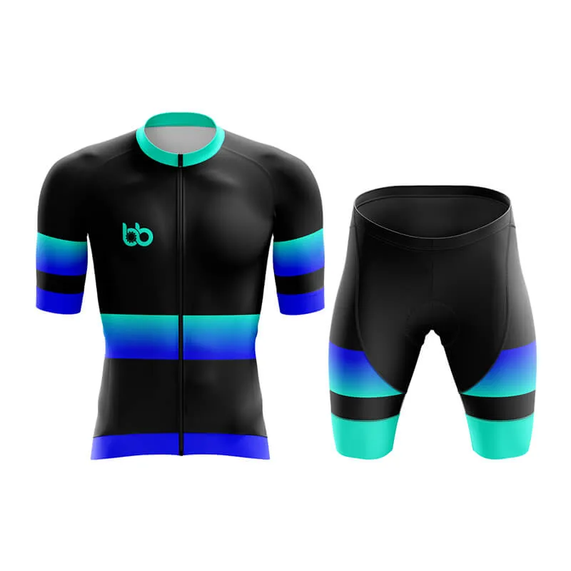 BB Gradient Aero Cycling Kit (Blue-Teal)