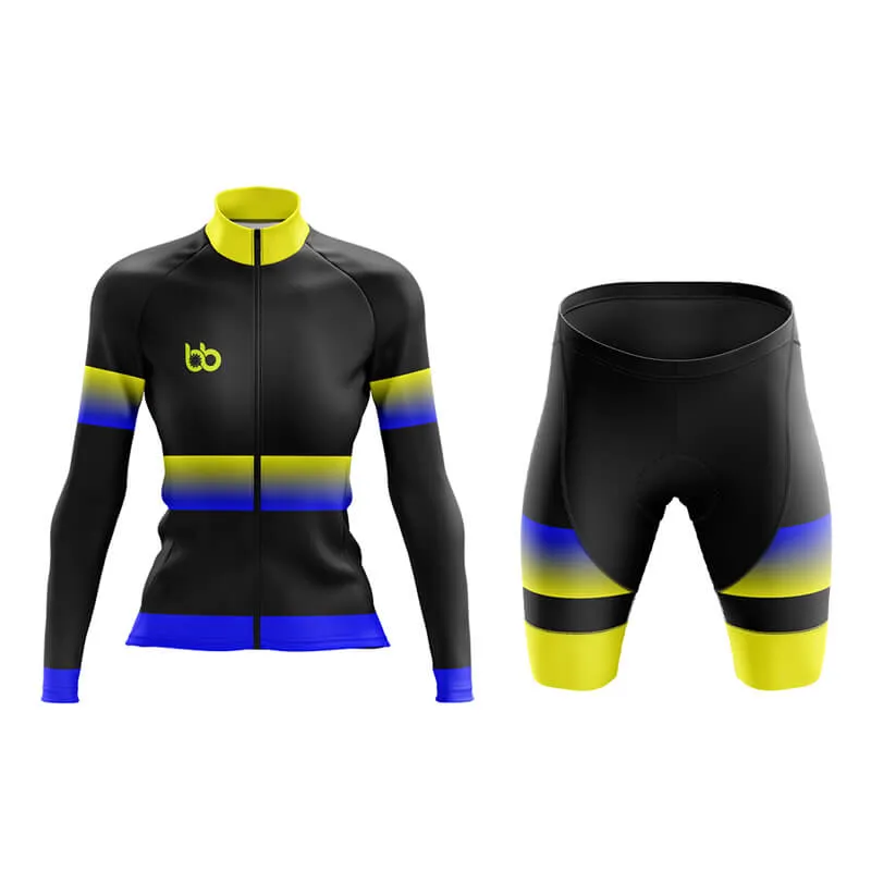 BB Gradient Aero Cycling Kit (Yellow-Blue)