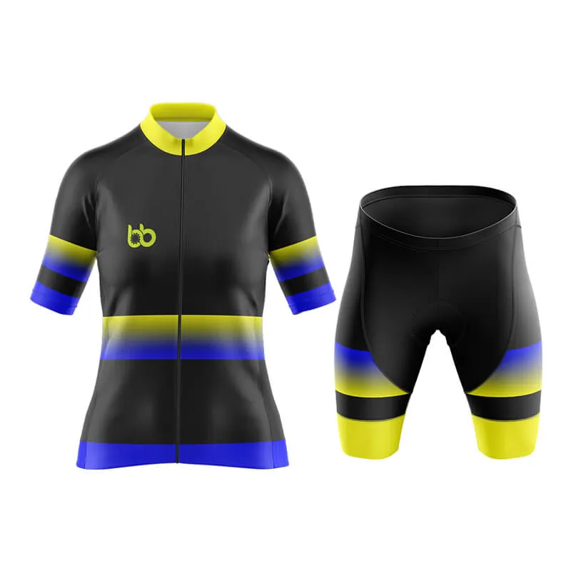 BB Gradient Aero Cycling Kit (Yellow-Blue)