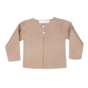 Beige Colette Cotton Cardigan