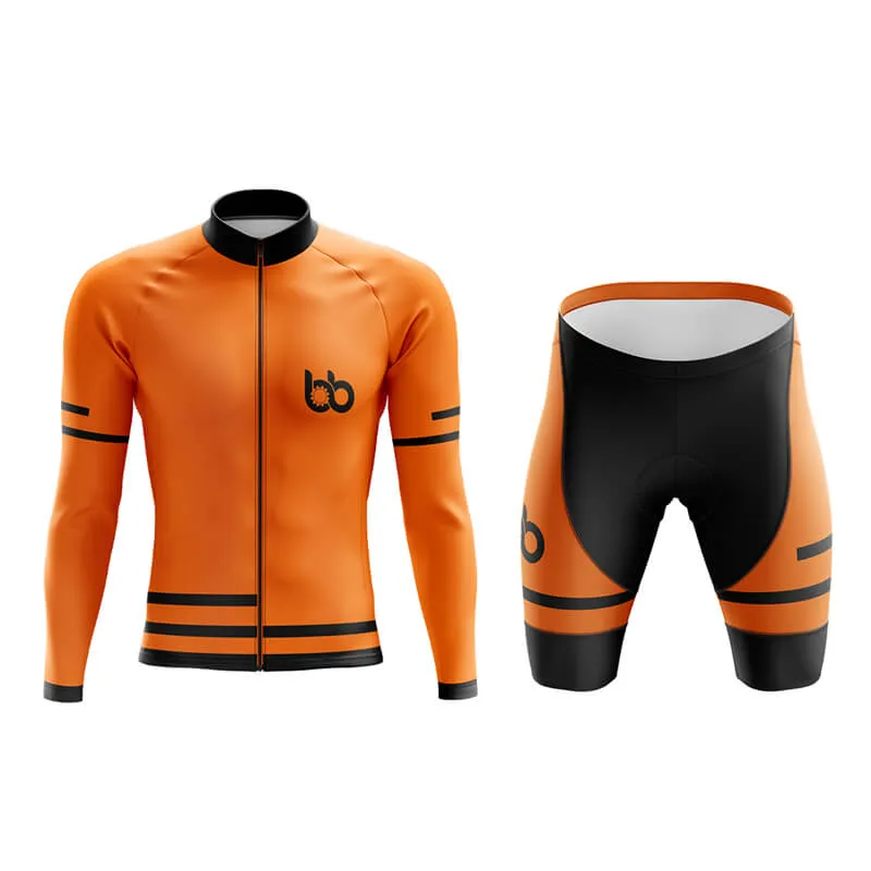 Bicycle Booth Outline (Orange) Aero Cycling Kit