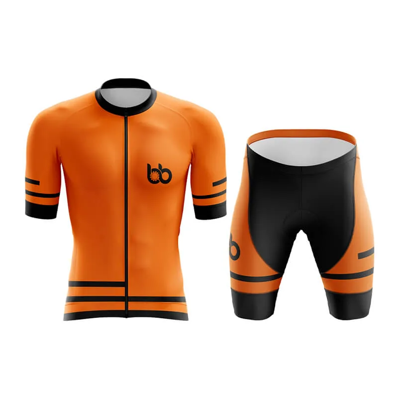 Bicycle Booth Outline (Orange) Aero Cycling Kit