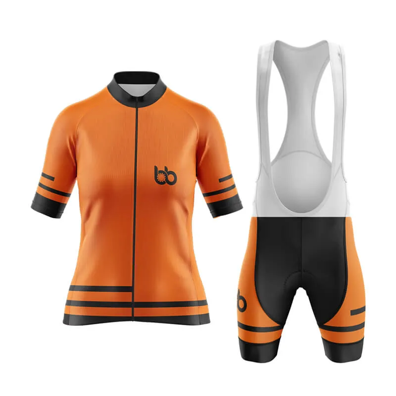 Bicycle Booth Outline (Orange) Aero Cycling Kit