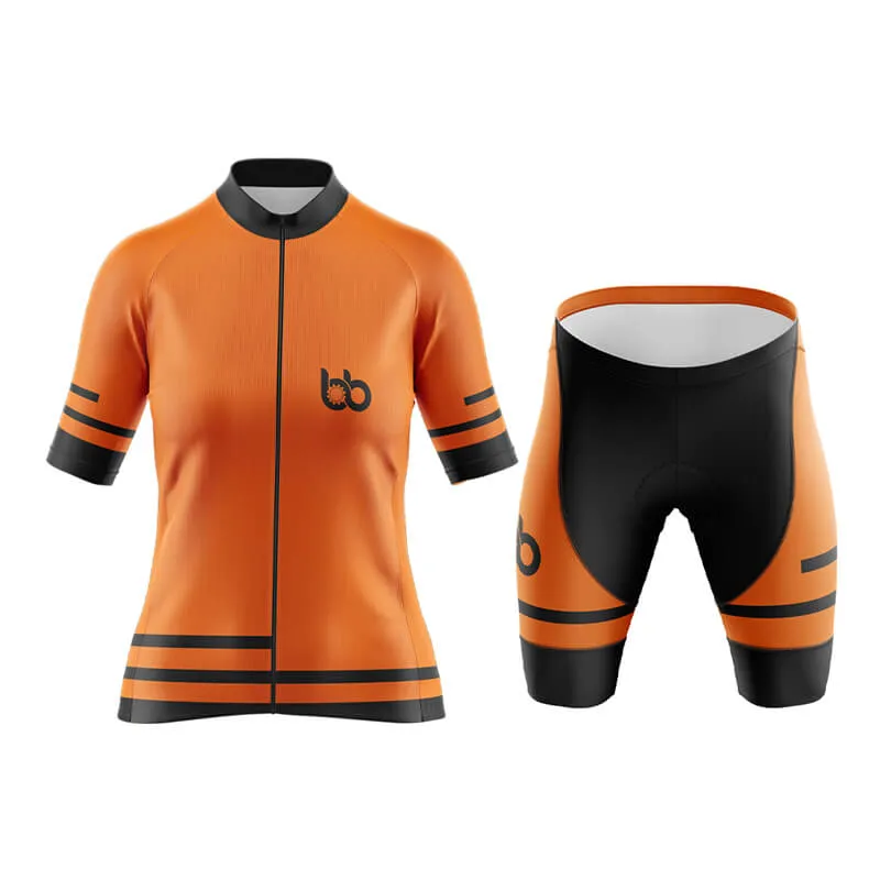 Bicycle Booth Outline (Orange) Aero Cycling Kit