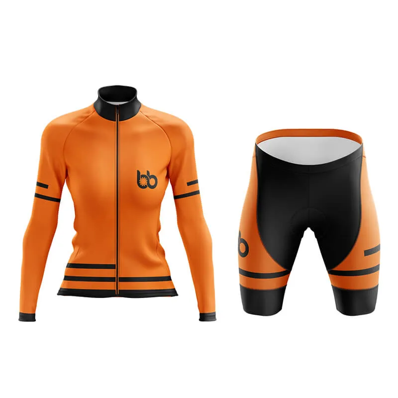 Bicycle Booth Outline (Orange) Aero Cycling Kit