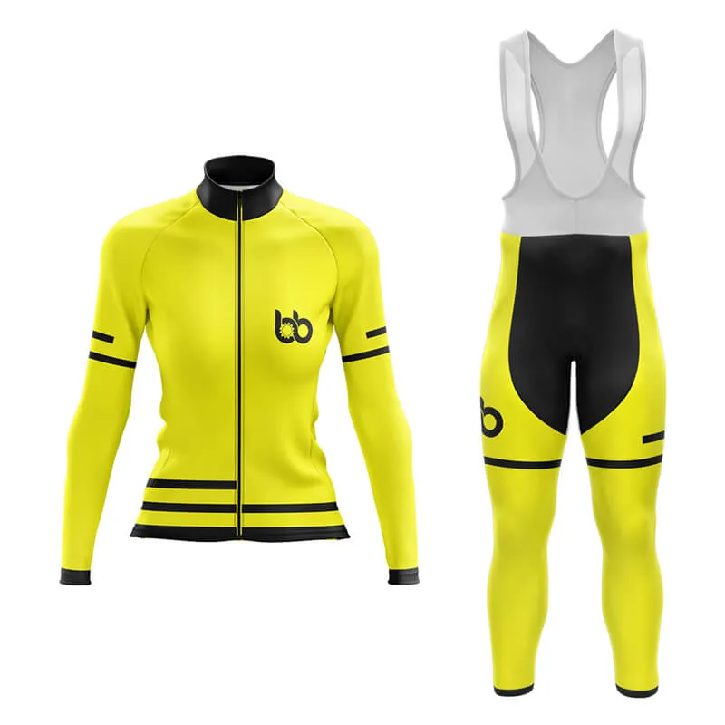 Bicycle Booth Outline (Yellow) Aero Cycling Kit