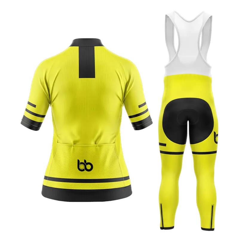 Bicycle Booth Outline (Yellow) Aero Cycling Kit