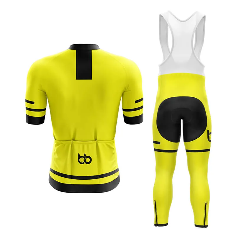 Bicycle Booth Outline (Yellow) Aero Cycling Kit