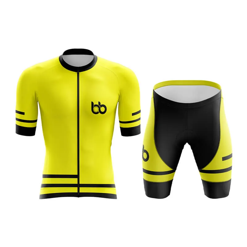 Bicycle Booth Outline (Yellow) Aero Cycling Kit