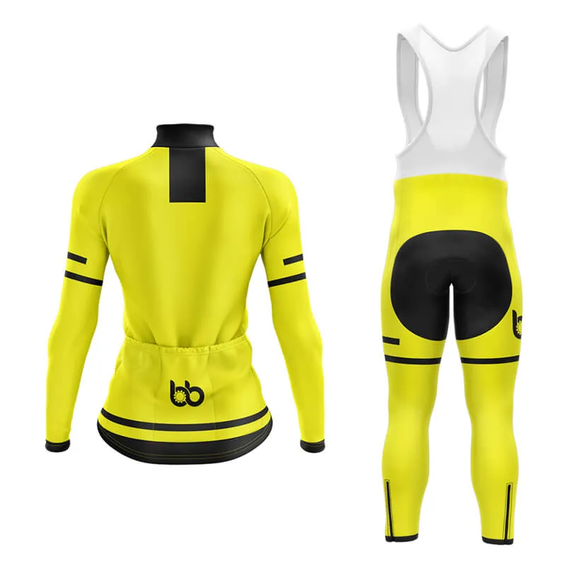 Bicycle Booth Outline (Yellow) Aero Cycling Kit