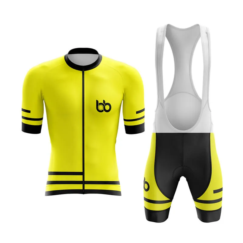 Bicycle Booth Outline (Yellow) Aero Cycling Kit