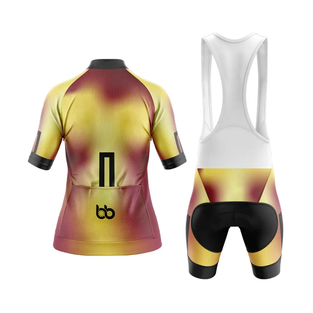 Bicycle Booth Prism (Yellow-Maroon) Aero Cycling Kit