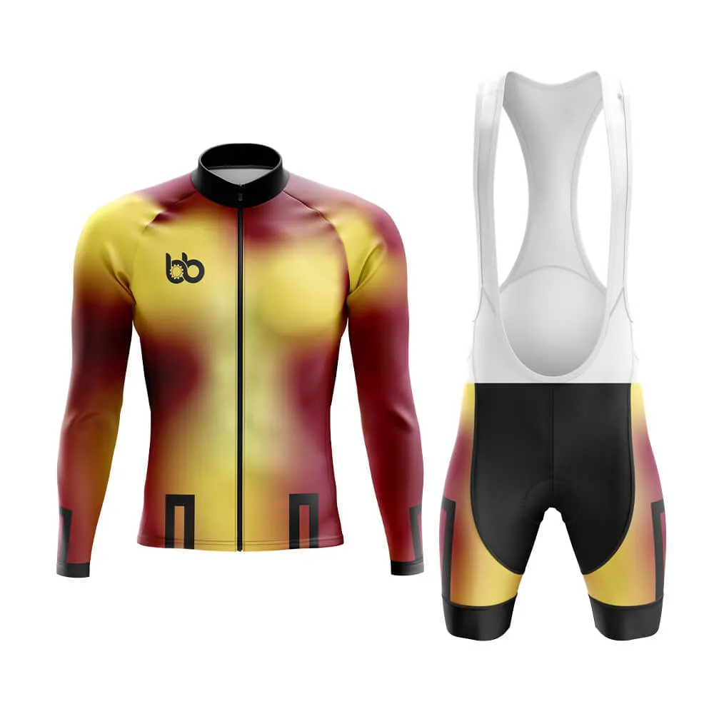 Bicycle Booth Prism (Yellow-Maroon) Aero Cycling Kit