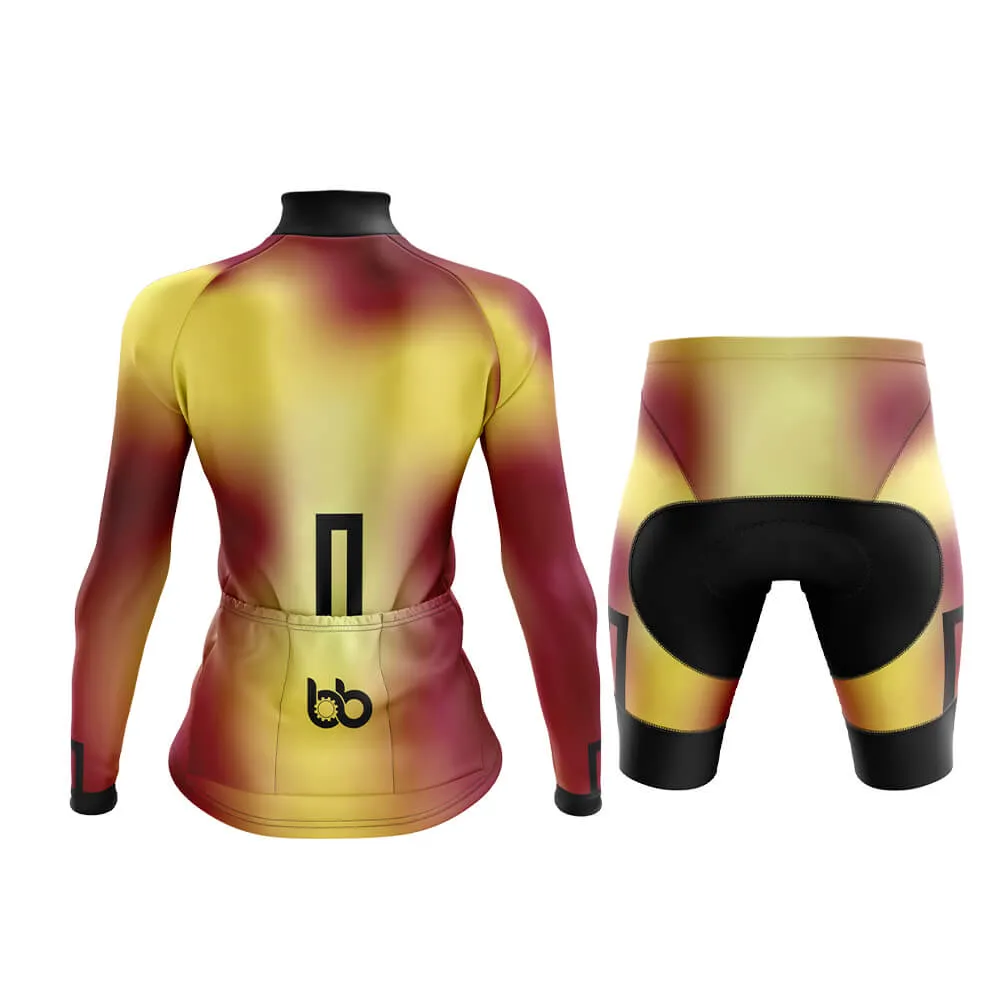 Bicycle Booth Prism (Yellow-Maroon) Aero Cycling Kit