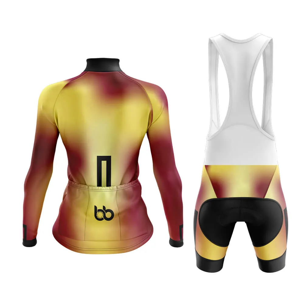 Bicycle Booth Prism (Yellow-Maroon) Aero Cycling Kit