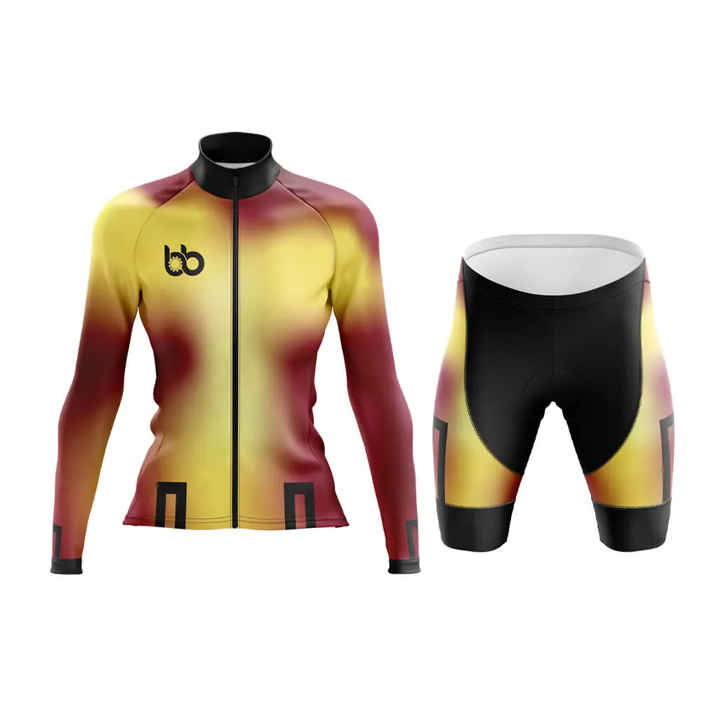 Bicycle Booth Prism (Yellow-Maroon) Aero Cycling Kit