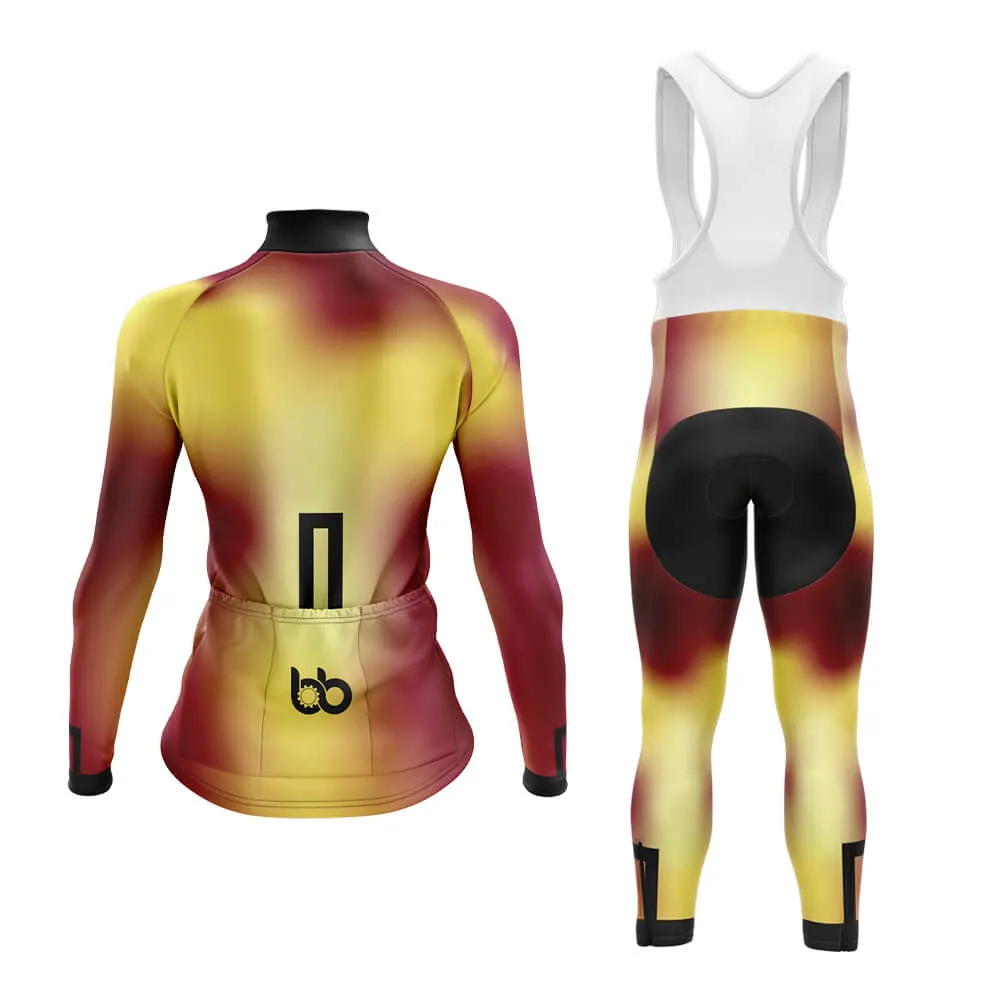 Bicycle Booth Prism (Yellow-Maroon) Aero Cycling Kit