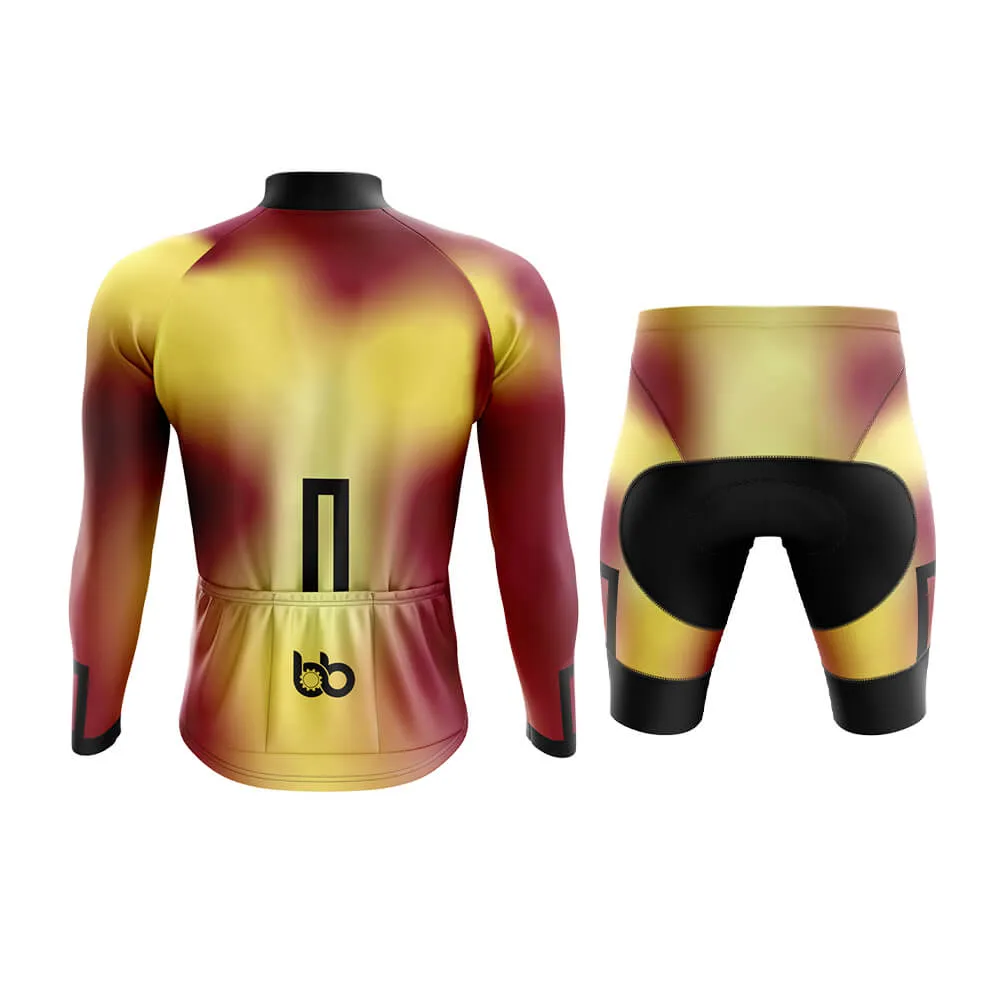 Bicycle Booth Prism (Yellow-Maroon) Aero Cycling Kit