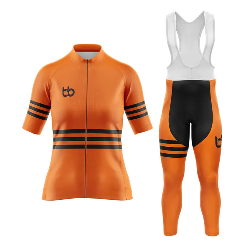 Bicycle Booth Stripes (Orange) Aero Cycling Kit