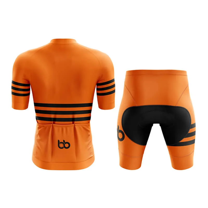 Bicycle Booth Stripes (Orange) Aero Cycling Kit