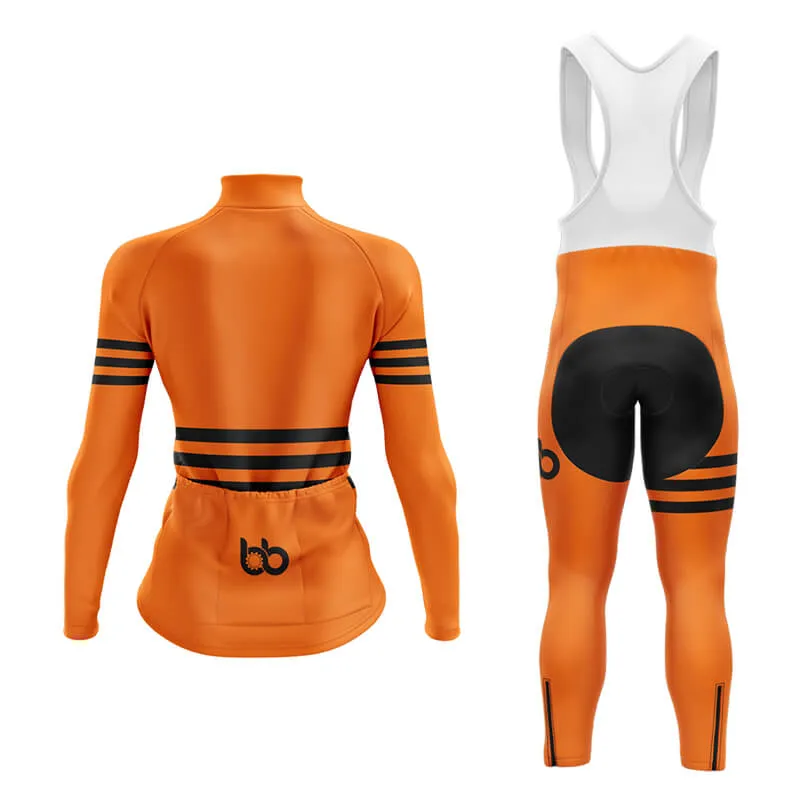 Bicycle Booth Stripes (Orange) Aero Cycling Kit