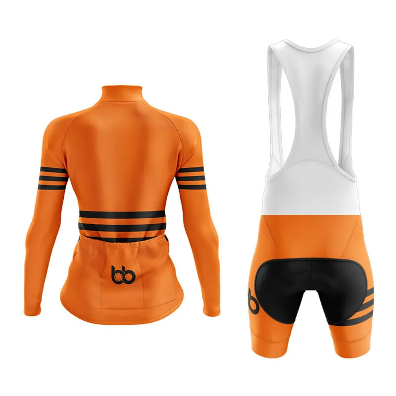 Bicycle Booth Stripes (Orange) Aero Cycling Kit