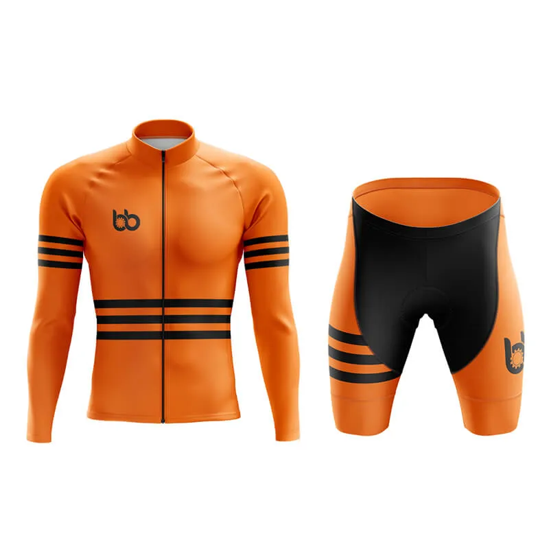 Bicycle Booth Stripes (Orange) Aero Cycling Kit