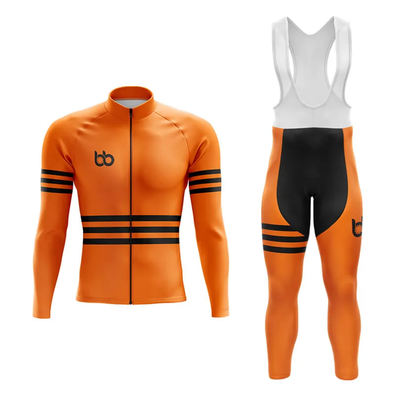 Bicycle Booth Stripes (Orange) Aero Cycling Kit