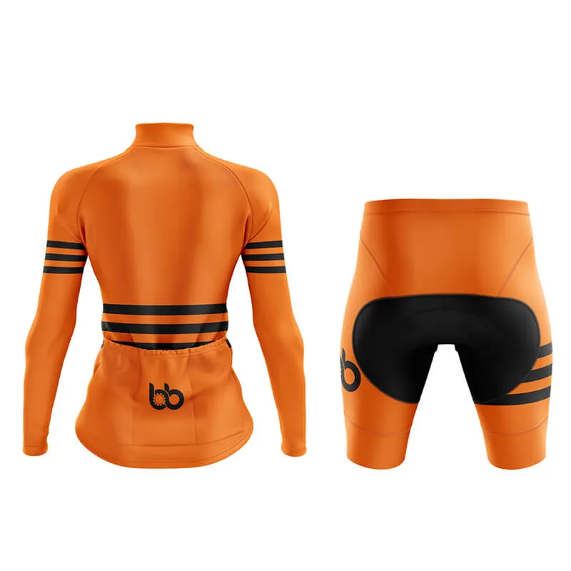 Bicycle Booth Stripes (Orange) Aero Cycling Kit