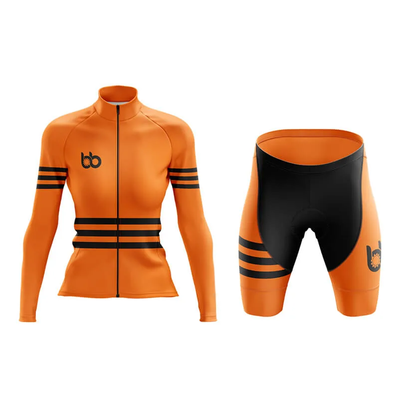 Bicycle Booth Stripes (Orange) Aero Cycling Kit