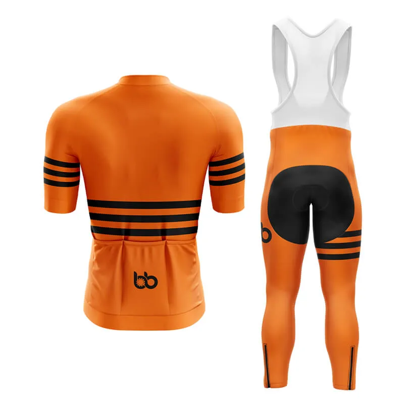 Bicycle Booth Stripes (Orange) Aero Cycling Kit