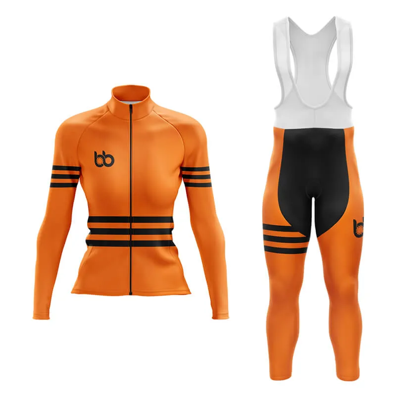 Bicycle Booth Stripes (Orange) Aero Cycling Kit