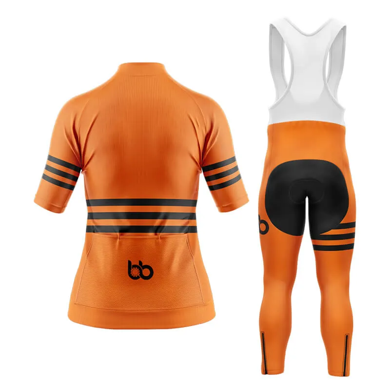 Bicycle Booth Stripes (Orange) Aero Cycling Kit