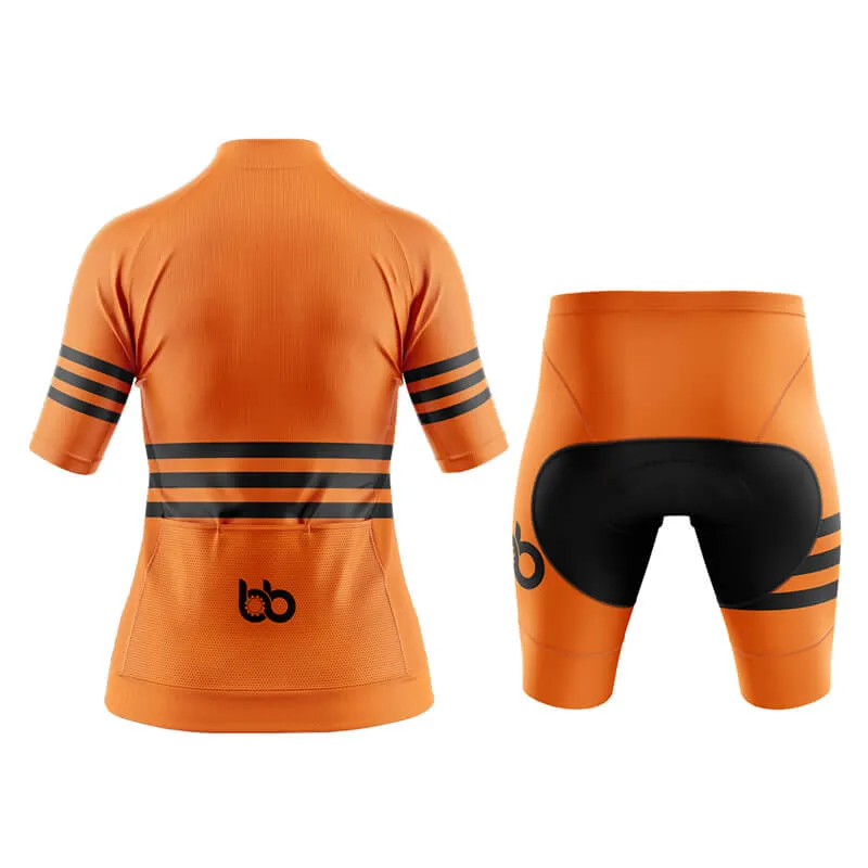 Bicycle Booth Stripes (Orange) Aero Cycling Kit