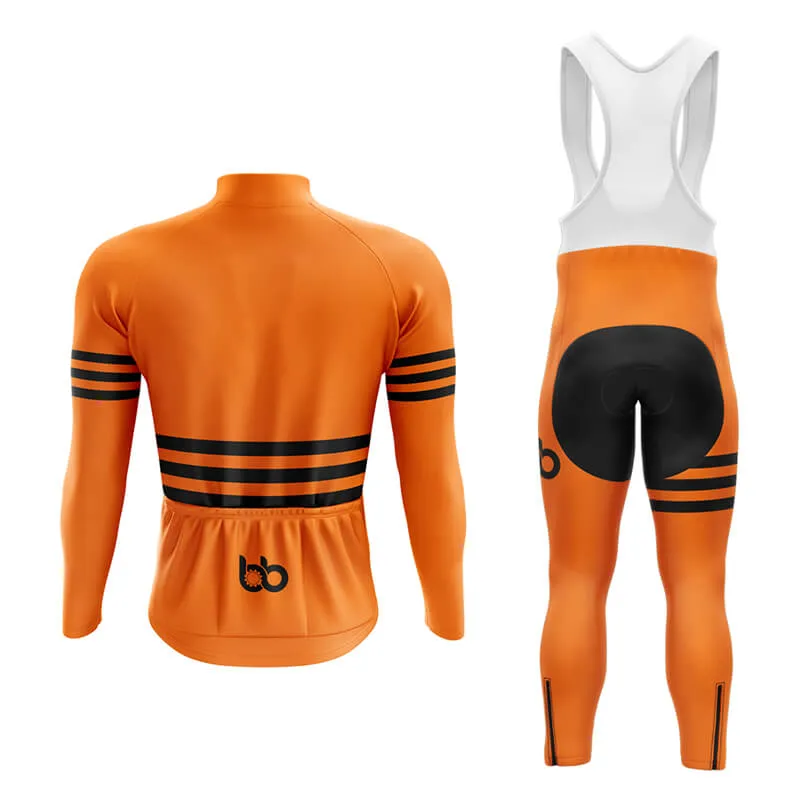 Bicycle Booth Stripes (Orange) Aero Cycling Kit