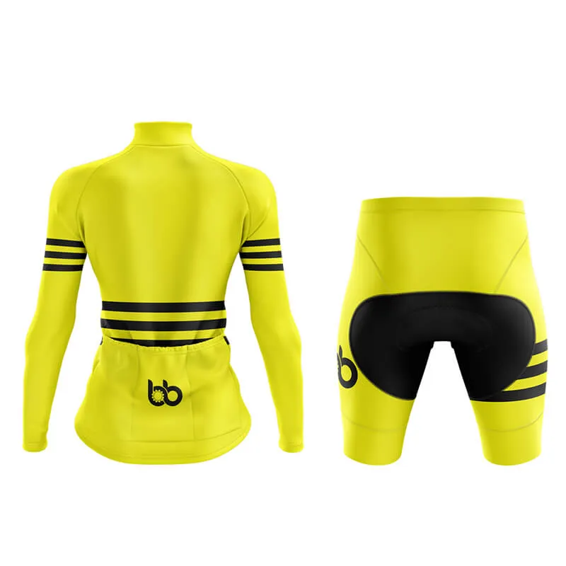 Bicycle Booth Stripes (Yellow) Aero Cycling Kit