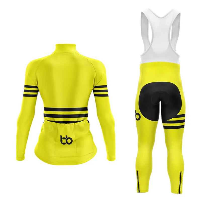 Bicycle Booth Stripes (Yellow) Aero Cycling Kit