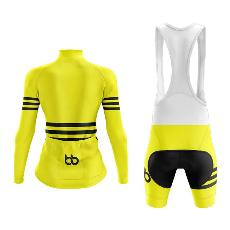 Bicycle Booth Stripes (Yellow) Aero Cycling Kit