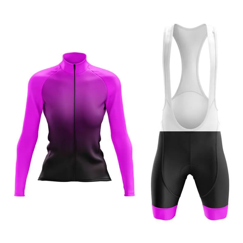 Black to Violet Aero Cycling Kit