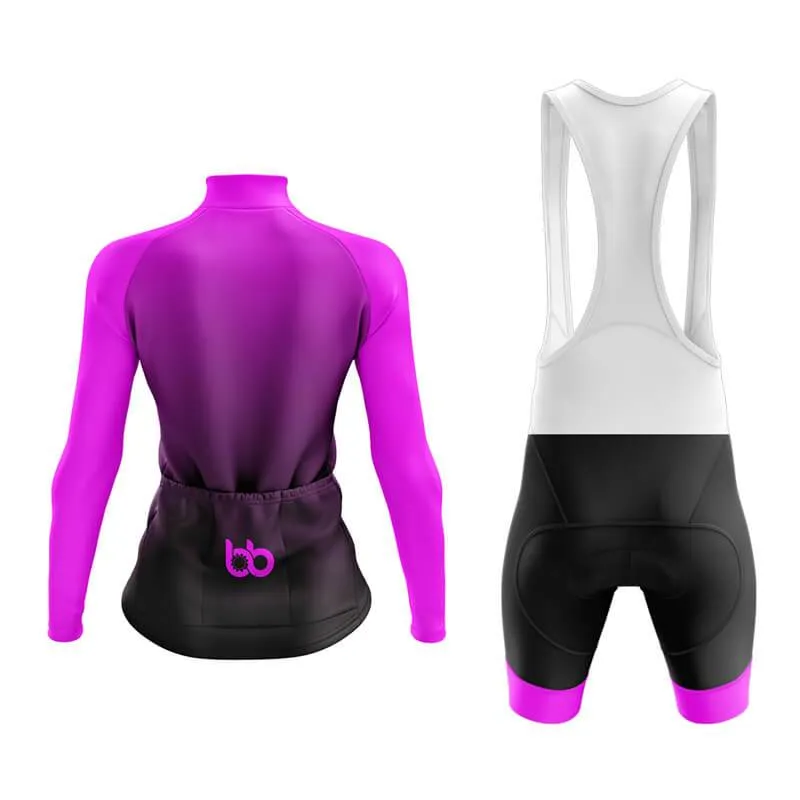 Black to Violet Aero Cycling Kit