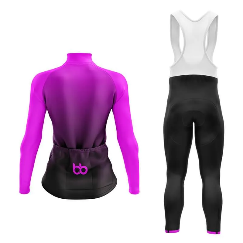 Black to Violet Aero Cycling Kit