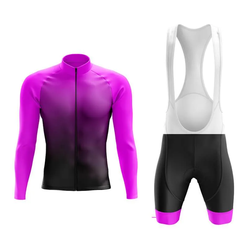 Black to Violet Aero Cycling Kit