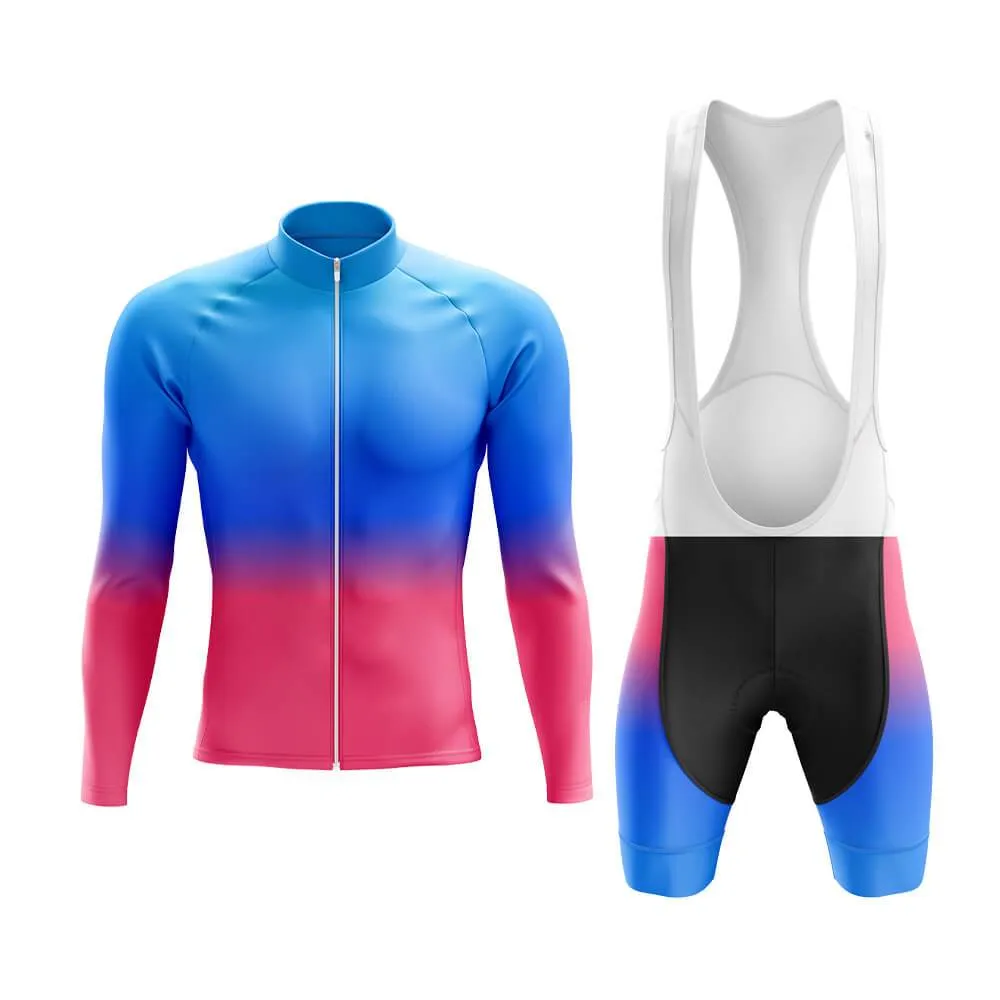 Blue-Pink Gradient Aero Cycling Kit