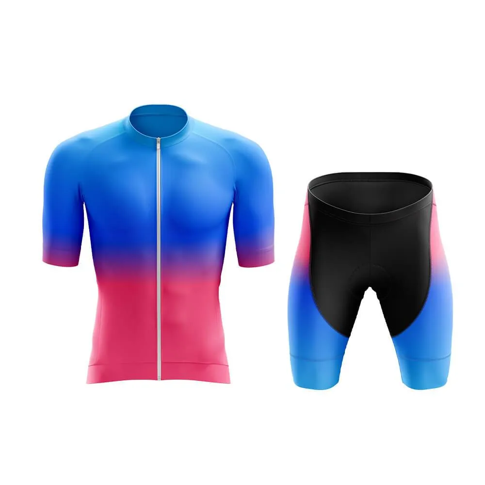 Blue-Pink Gradient Aero Cycling Kit