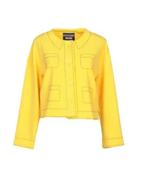 Boutique Moschino Women Blazer Yellow 8 UK