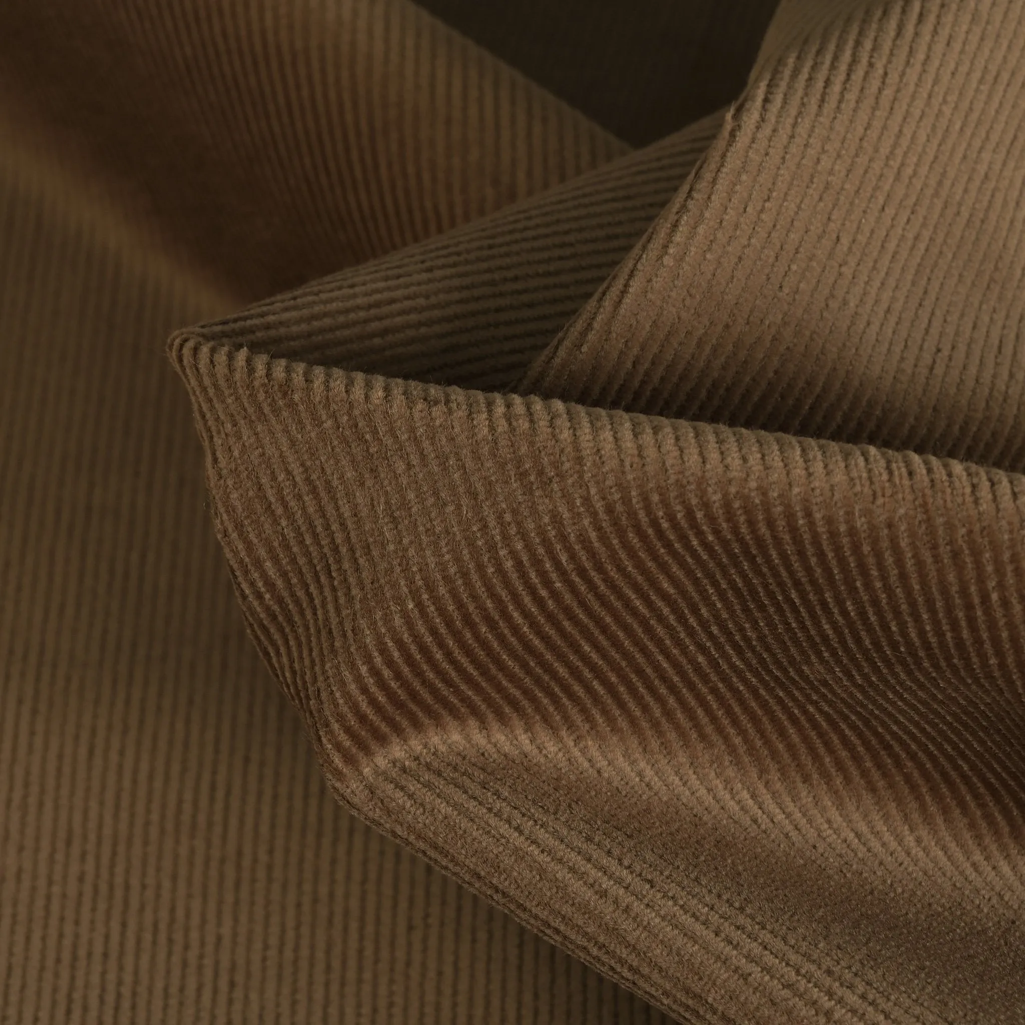 Brown Corduroy Fabric 3876